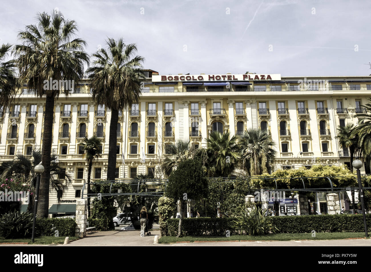 Nice Boscolo Hotel Plaza France Cote D Azur Nizza Stock Photo Alamy