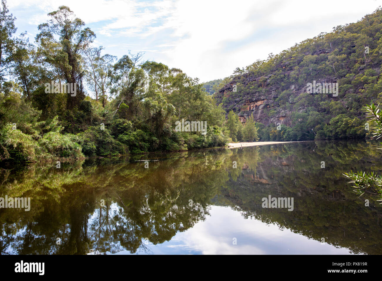 Colo River i regional New South Wales,Australia Stock Photo