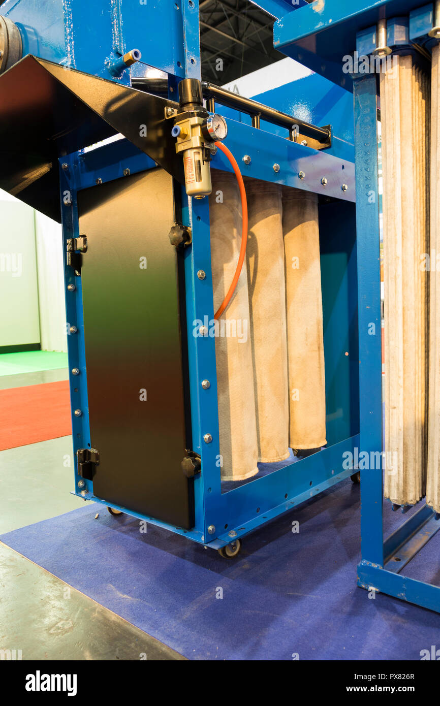 air filter for dust collector system ; factory Stock Photo Alamy