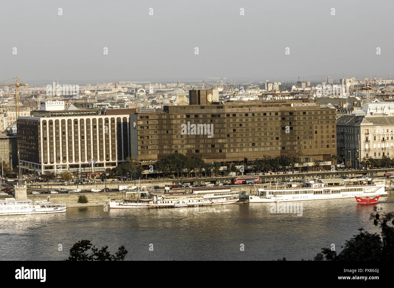 Budapest, Hotel Sofitel, Intercontinental, Hungary Stock Photo