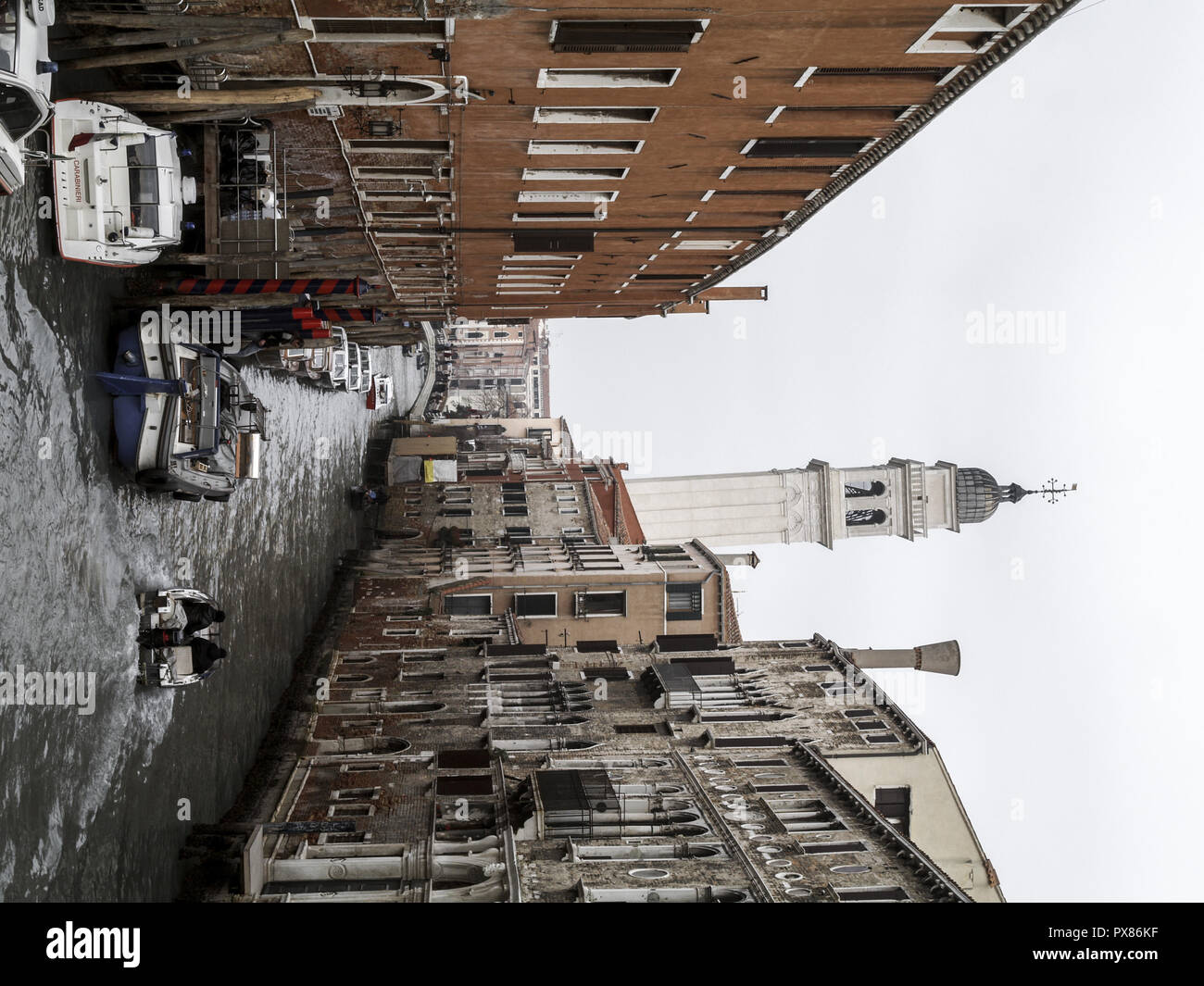 Venice, channel, Italy, Stock Photo Alamy