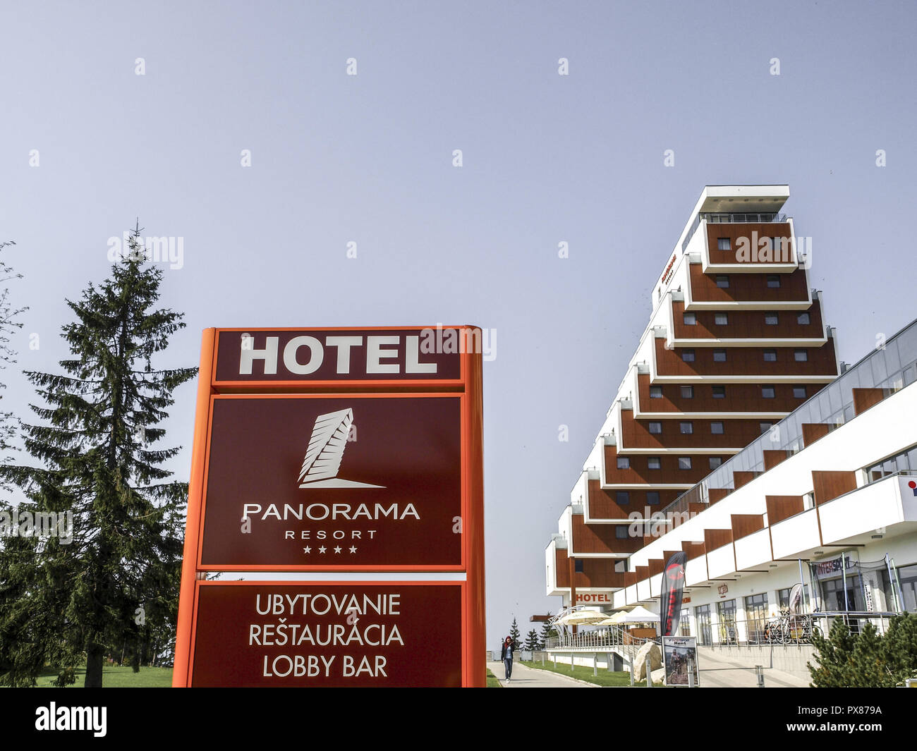 Strbske Pleso, Hotel Panorama Resort, Slovak Republic, Hohe Tatra Stock  Photo - Alamy