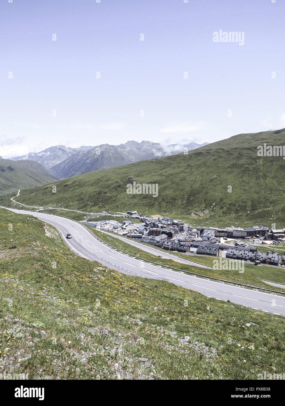 Pas de la Casa, Andorra Stock Photo Alamy