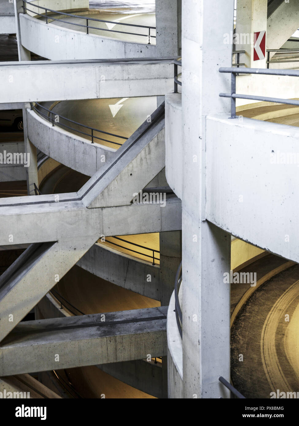 Parking garage, multi-story car park Stock Photo - Alamy