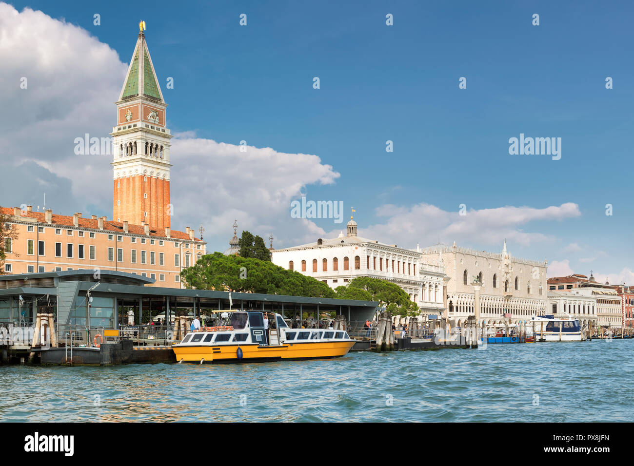 Grand canal - Piazza San Marco, Venice, Italy. Stock Photo