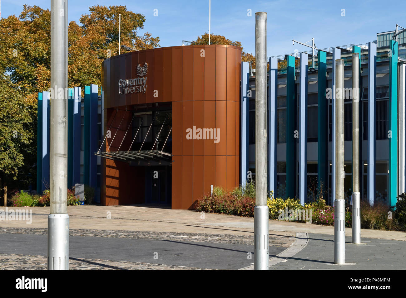The Coventry University Alan Berry building on University Square in