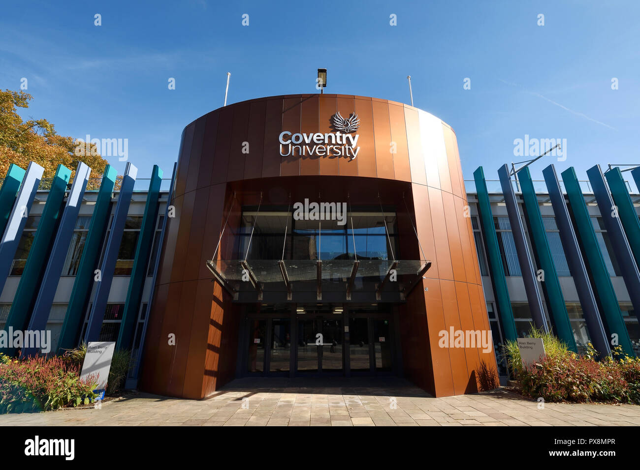 The Coventry University Alan Berry building on University Square in