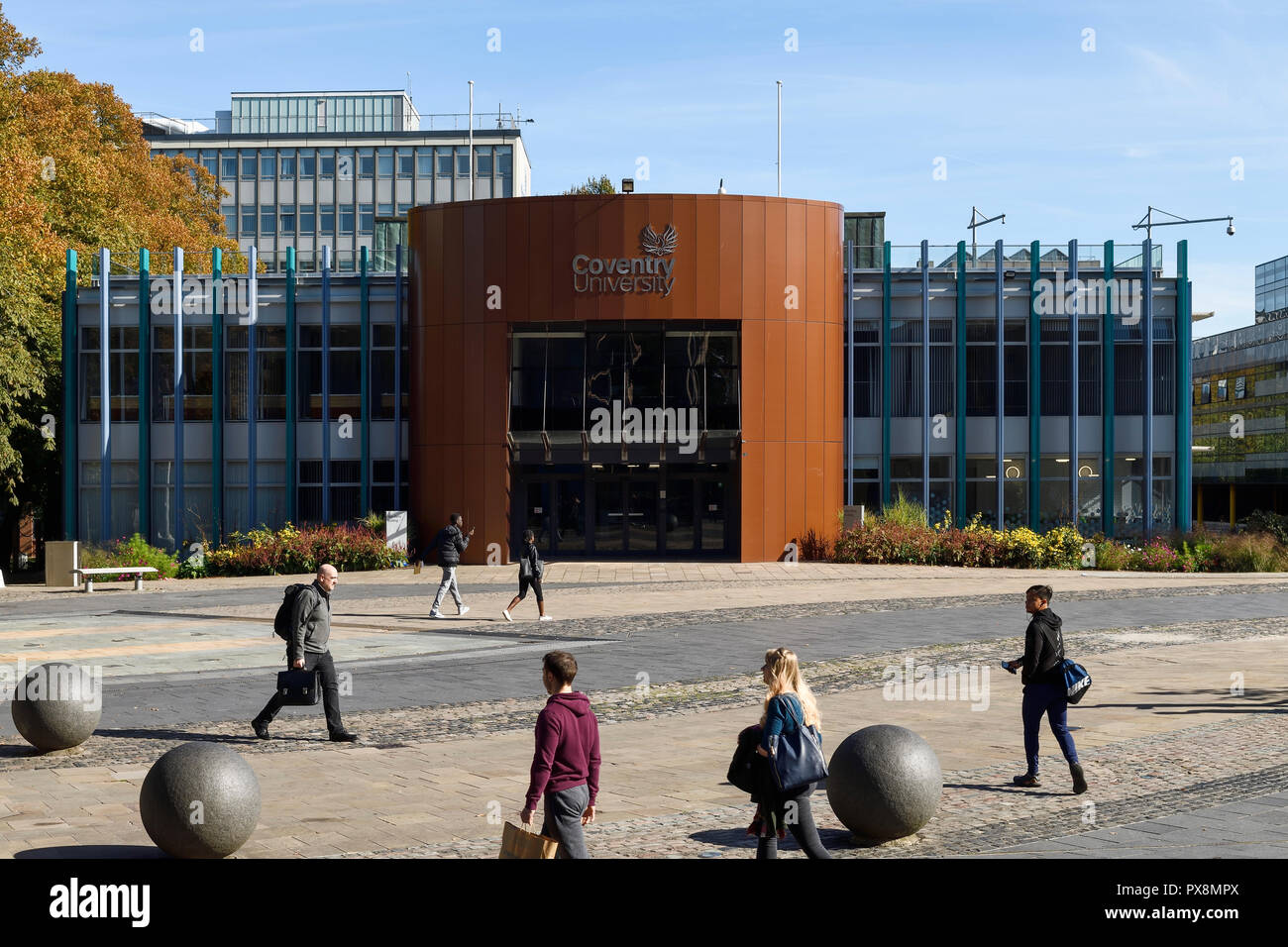 The Coventry University Alan Berry building on University Square in Coventry city centre UK Stock Photo
