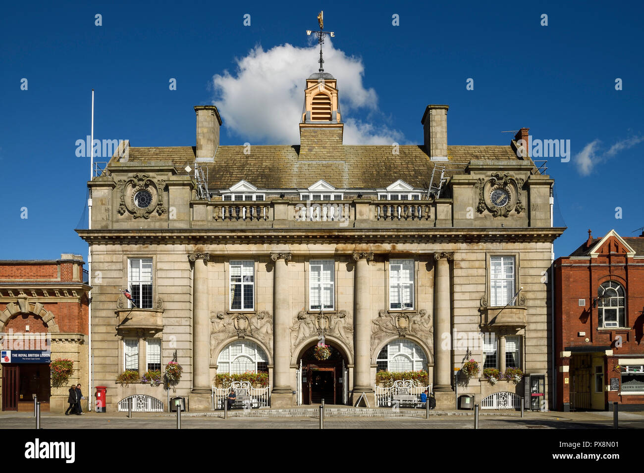 The Cheshire East Council Municipal Buildings on Earle Street in Crewe