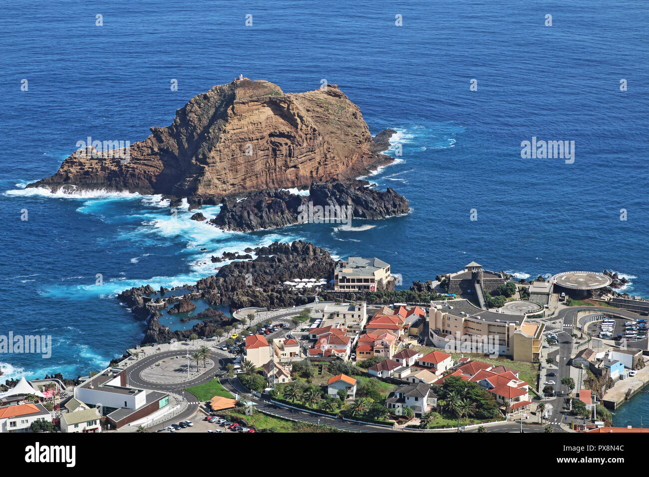 Aerial View, Porto Moniz, Madeira Stock Photo - Alamy