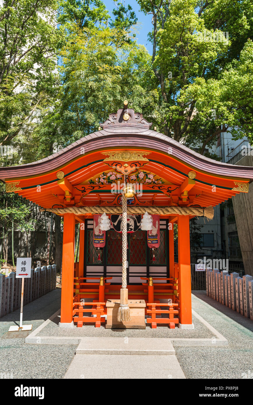 Ikuta Shrine detail, Kobe, Japan Stock Photo