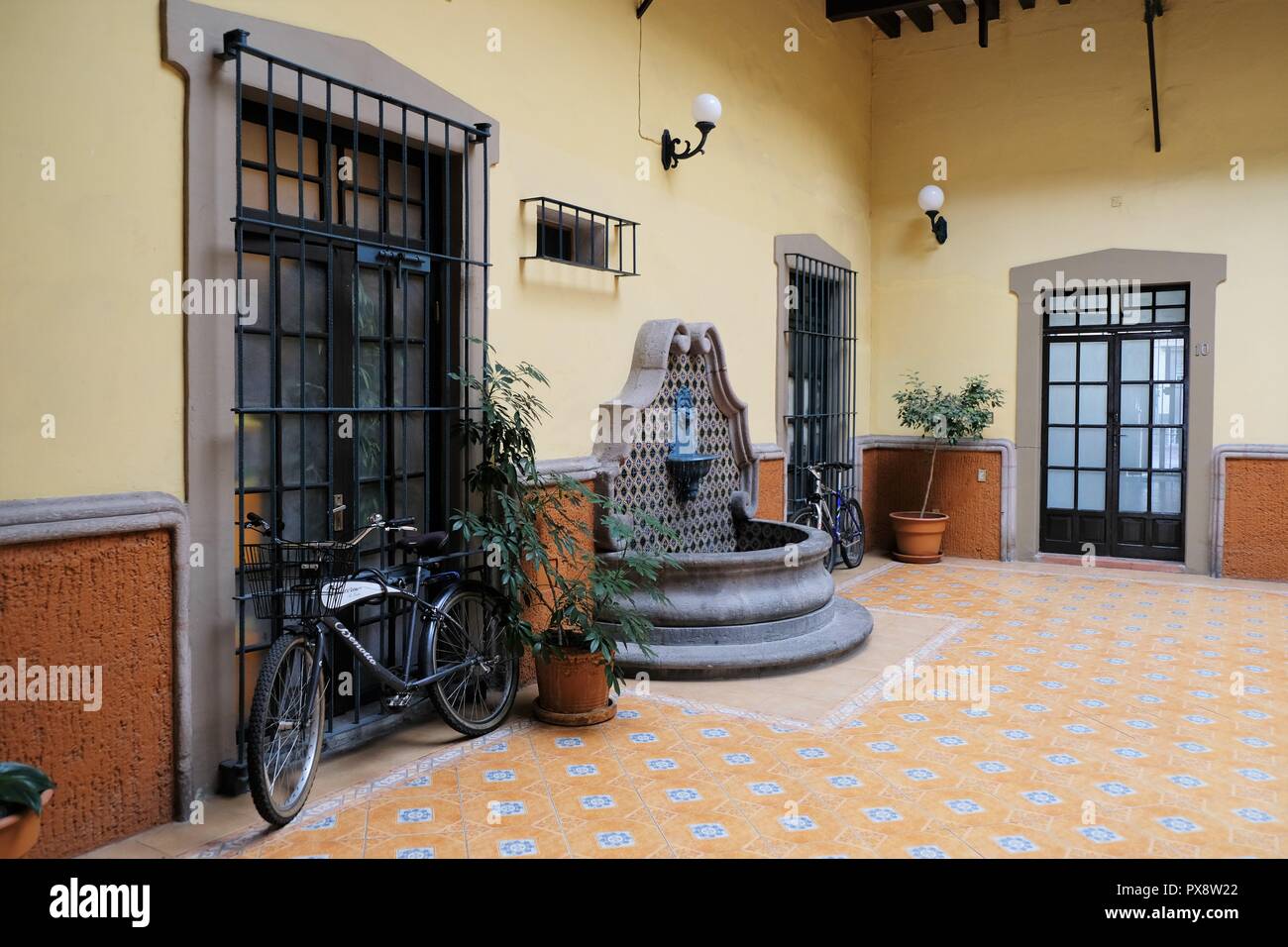 Interior Of A Courtyard In A Traditional Colonial Era Home - 