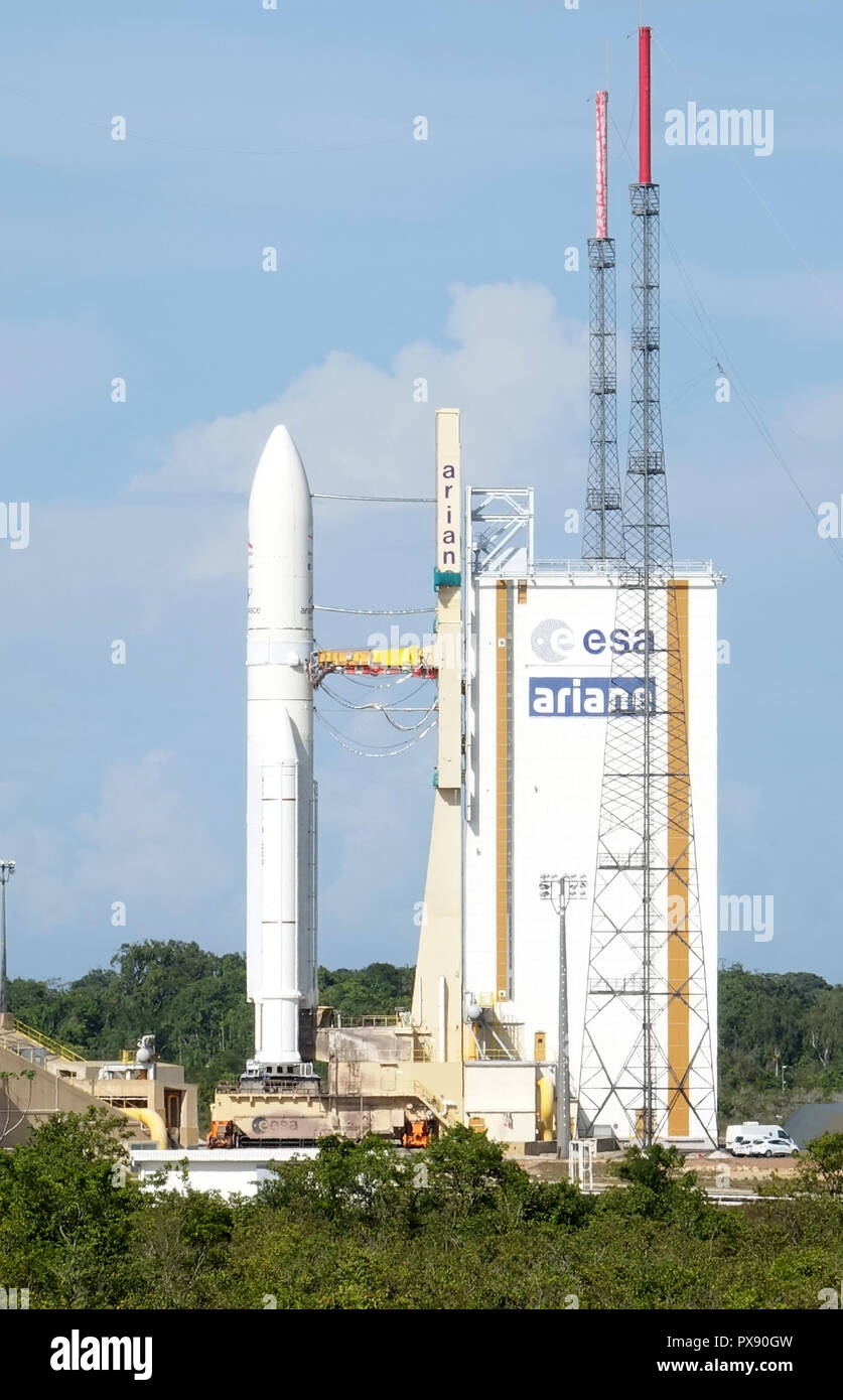 Kourou, France. 20th Oct, 2018. 19 October 2018, France, Kourou The