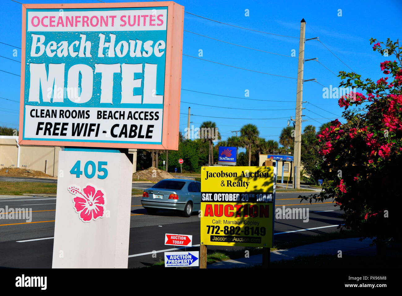 Indialantic. Florida. USA. October 20, 2018 Just over a year since