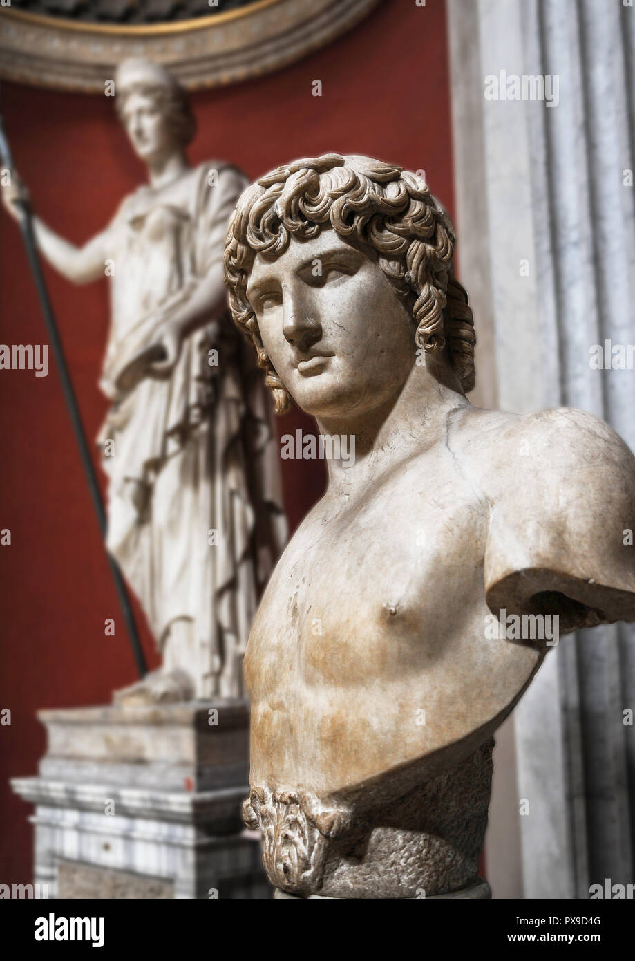 Marble statue in Vatican Museums Stock Photo Alamy