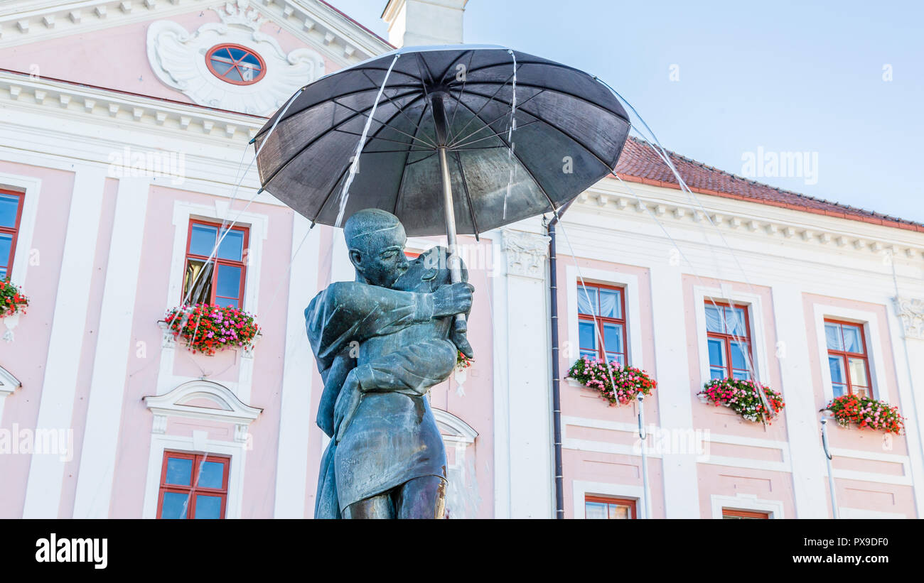 Town hall Tartu Estonia Stock Photo
