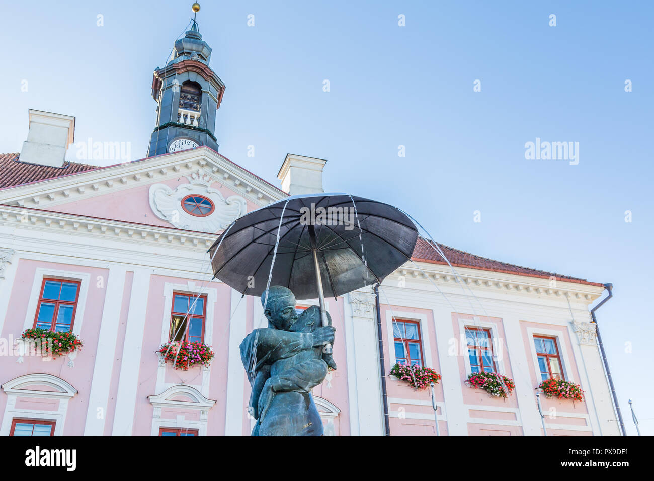 Town hall Tartu Estonia Stock Photo