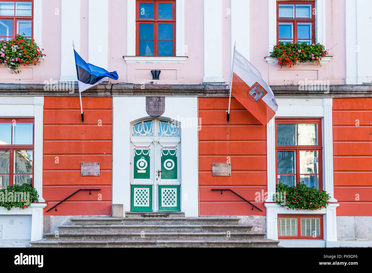 Town hall Tartu Estonia Stock Photo