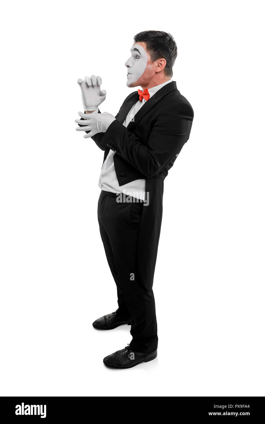 Man playing on saxophone Stock Photo