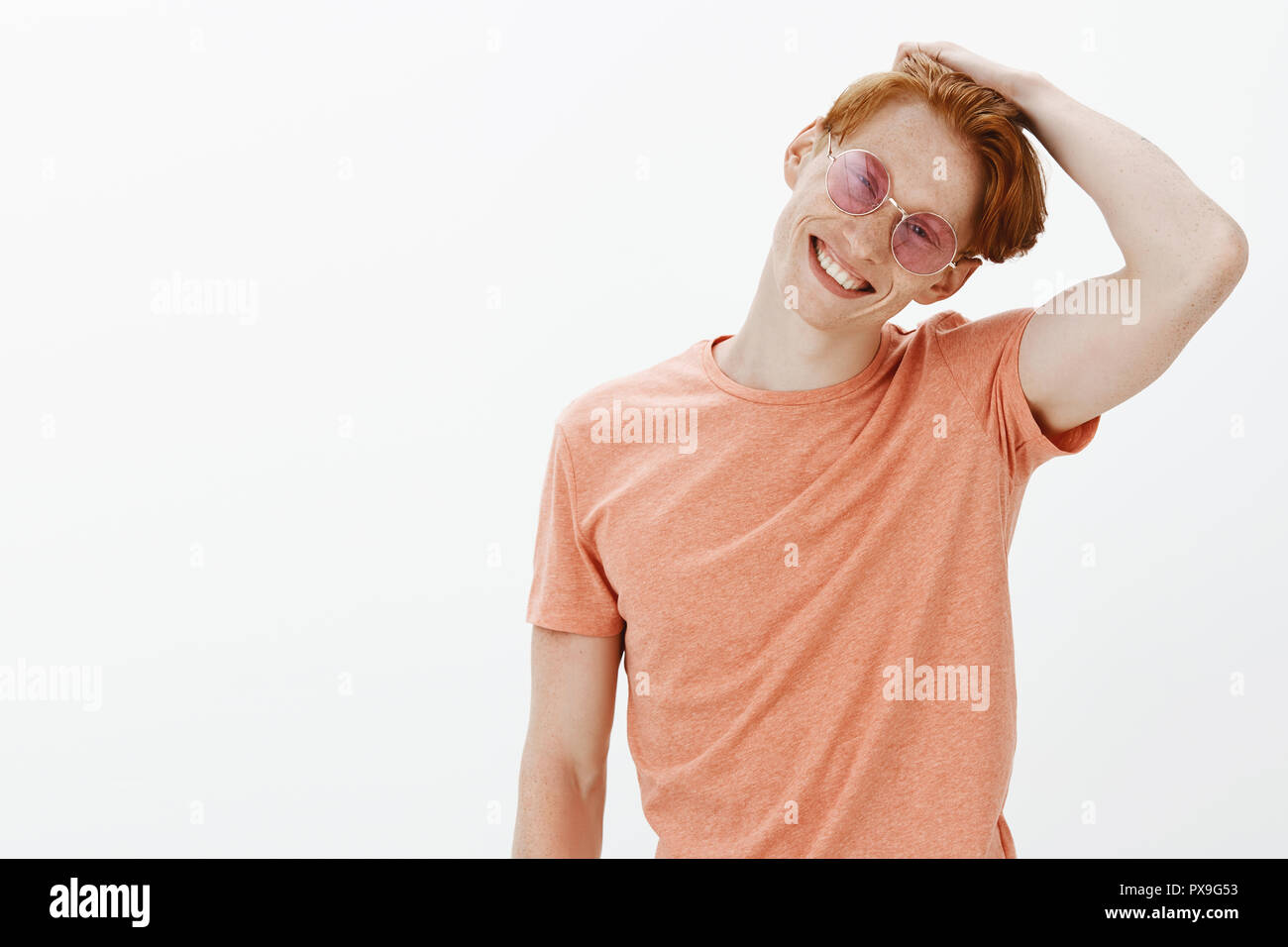 Man tilting his head hires stock photography and images Alamy