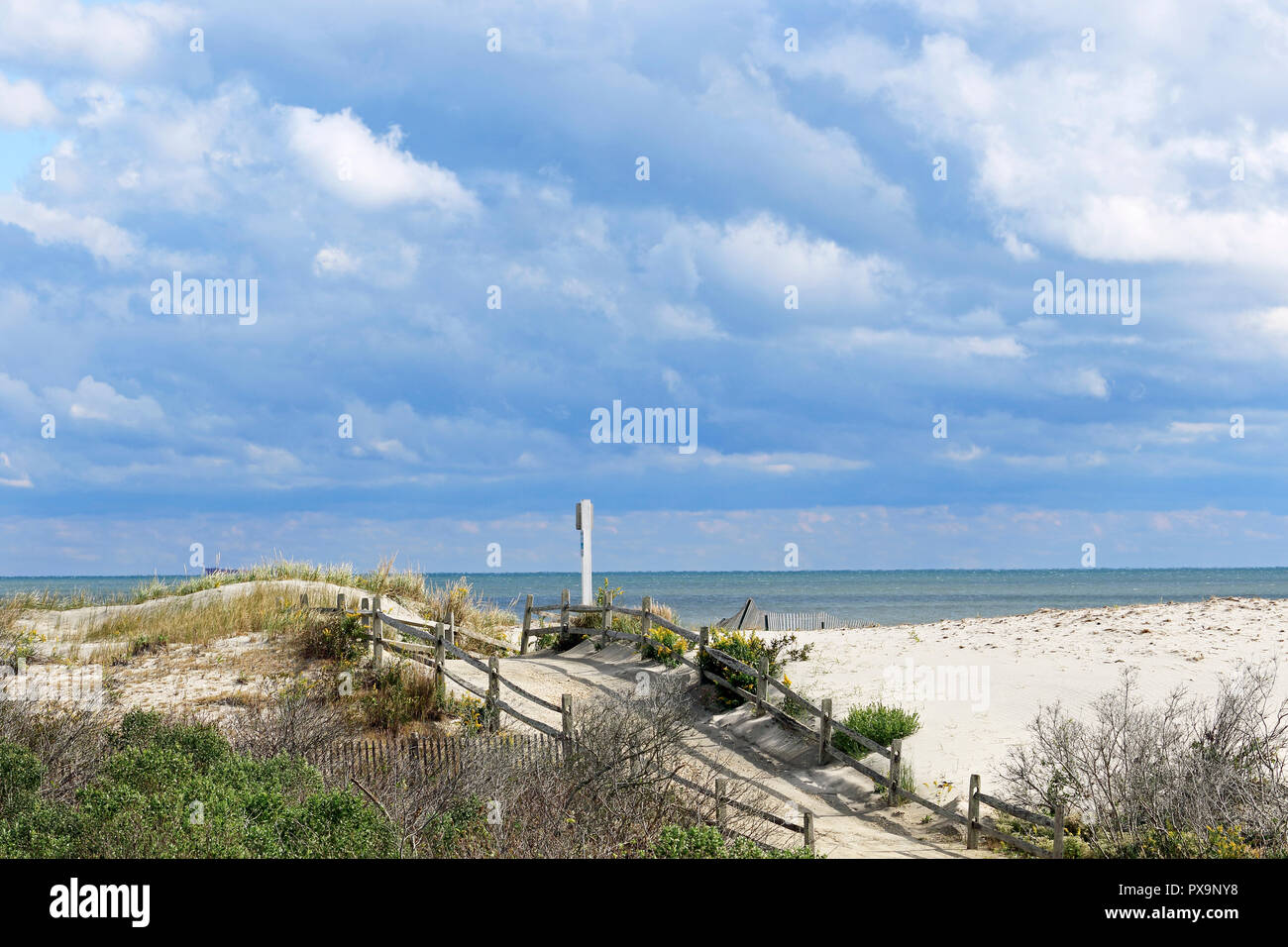 The beach at North Wildwood, New Jersey, USA Stock Photo Alamy