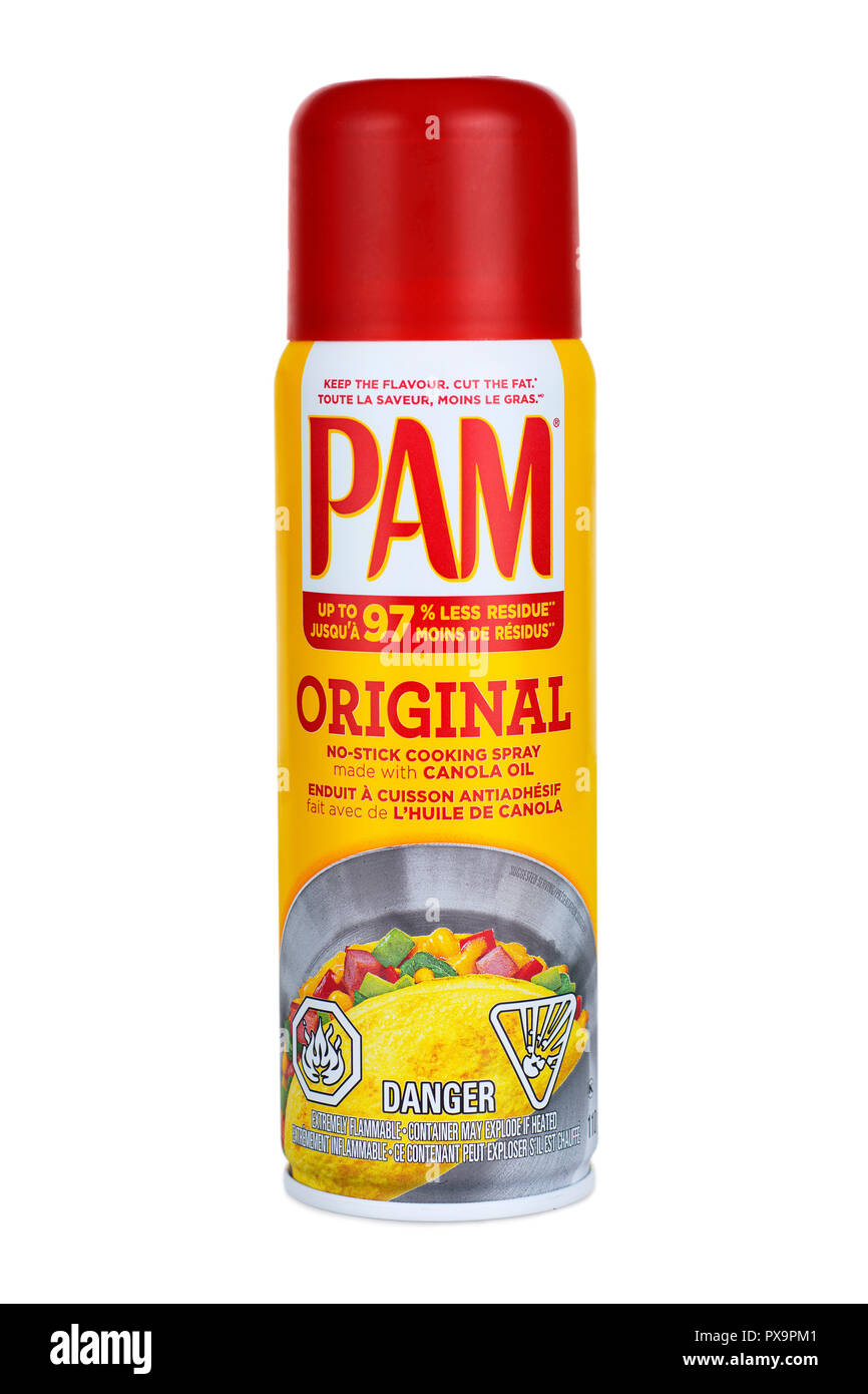 PAM Cooking Spray Stock Photo