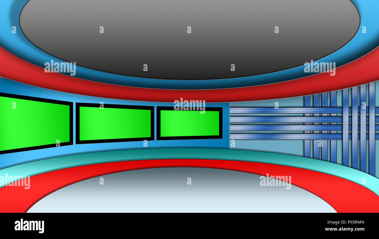 tv studio set background