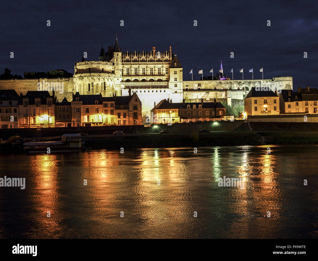 Amboise castle night hi-res stock photography and images - Alamy