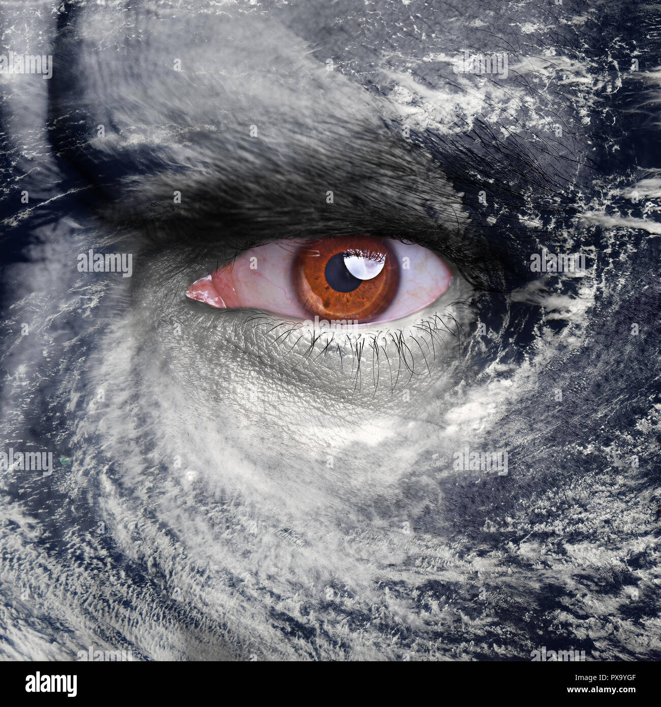 Eye of a hurricane hi-res stock photography and images - Alamy
