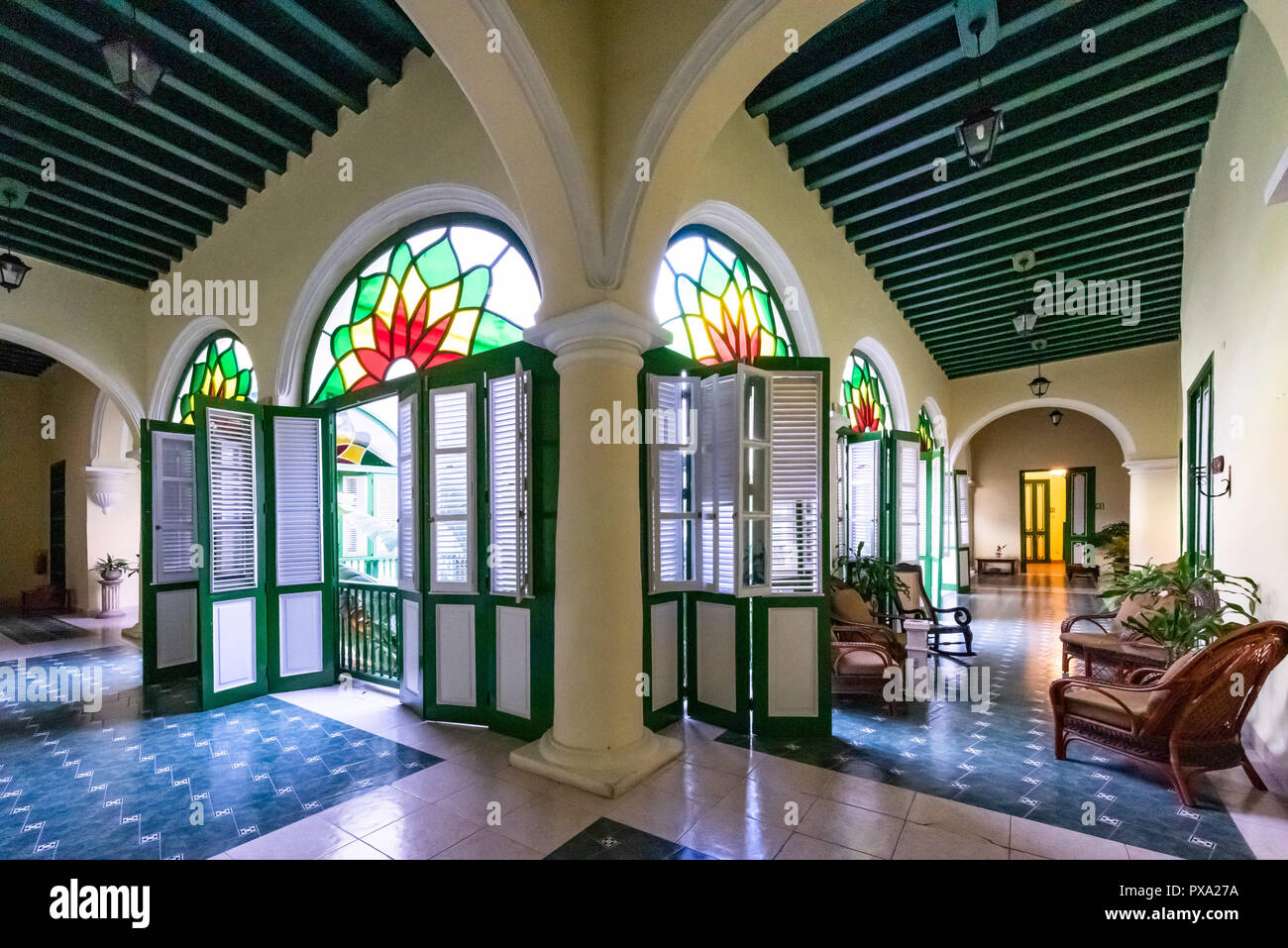 Cuba Colonial House Interior Stock Photos Cuba Colonial House