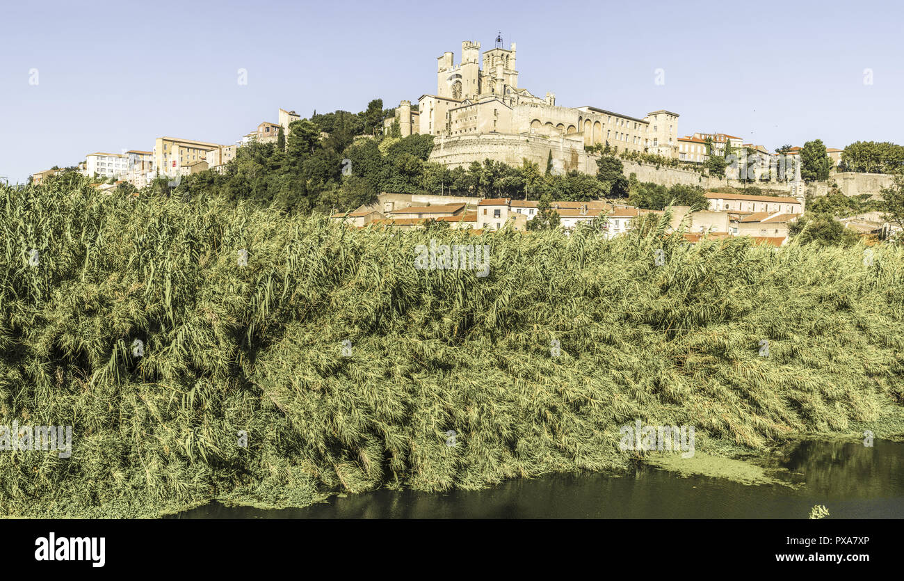Saint Nazaire Cathedral, Beziers, France, Languedoc Roussillon Stock Photo
