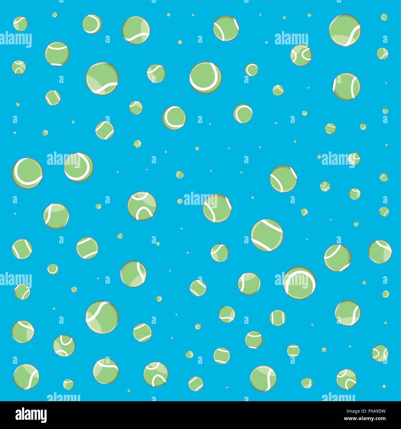 tennis sport ball pattern vector illustration design Stock Vector Image ...