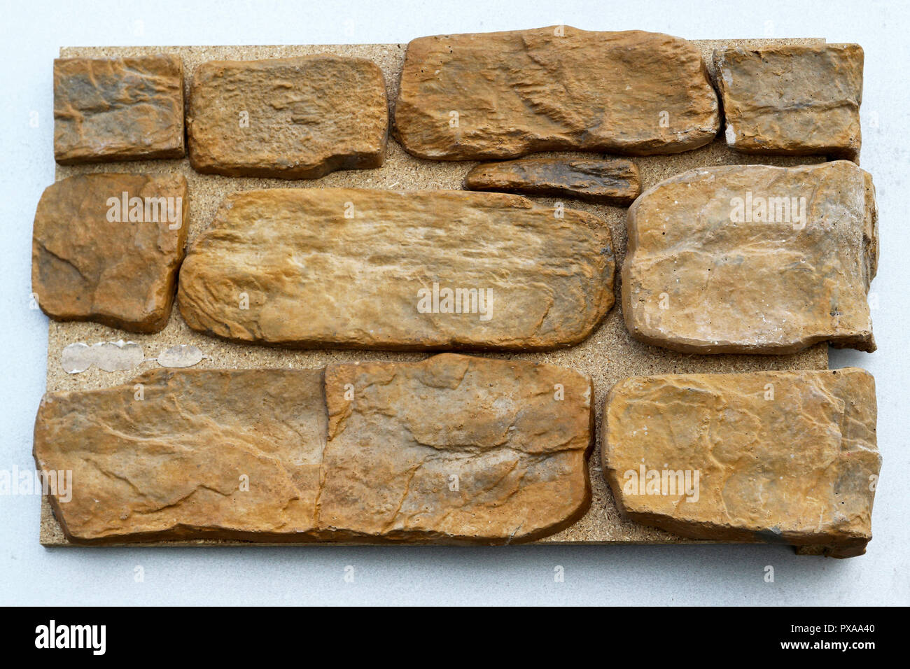Natural stone material for wall construction Stock Photo - Alamy