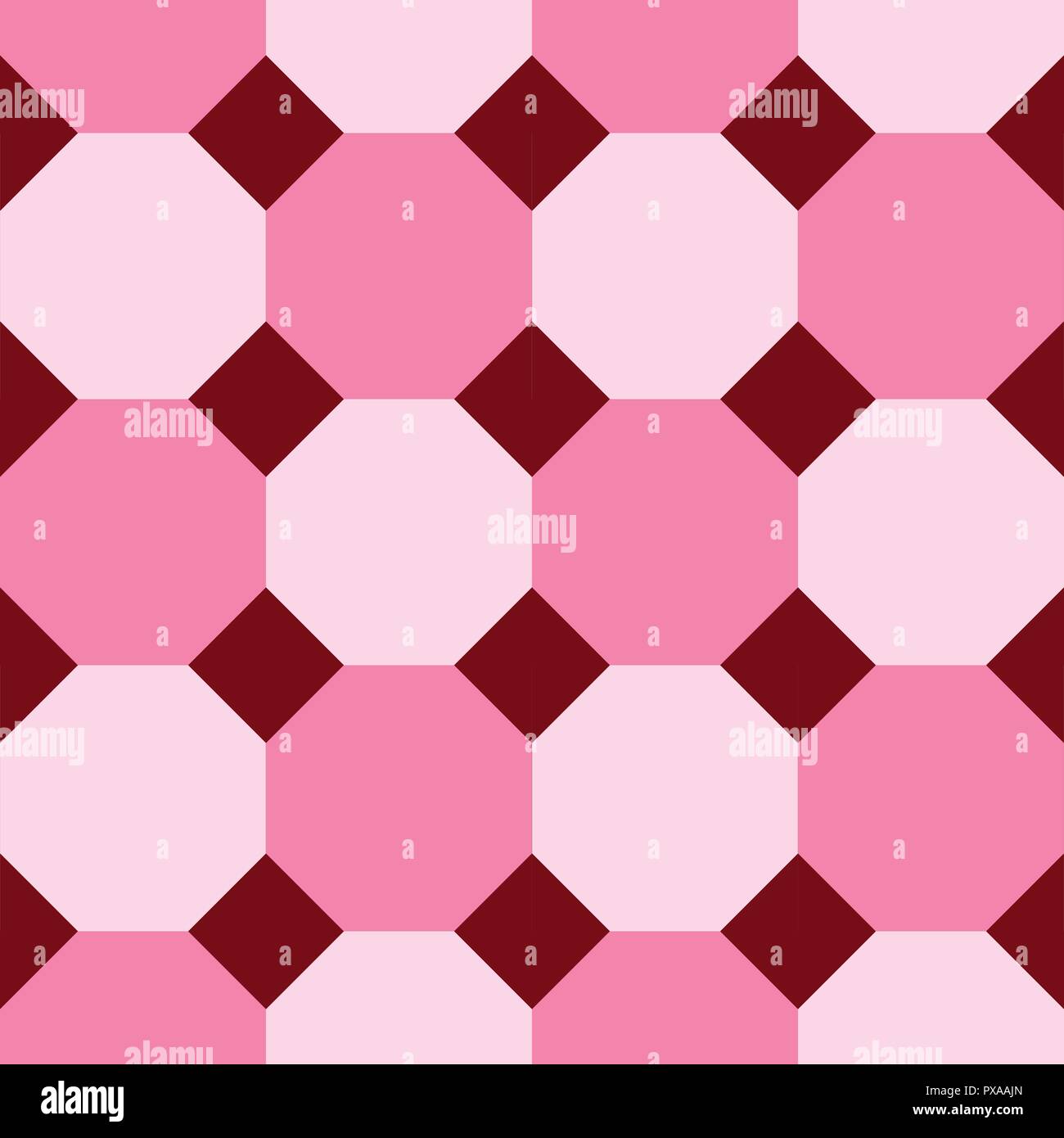 Vector seamless colorful decorative abstract tile background pattern. Traditional tile Stock Vector