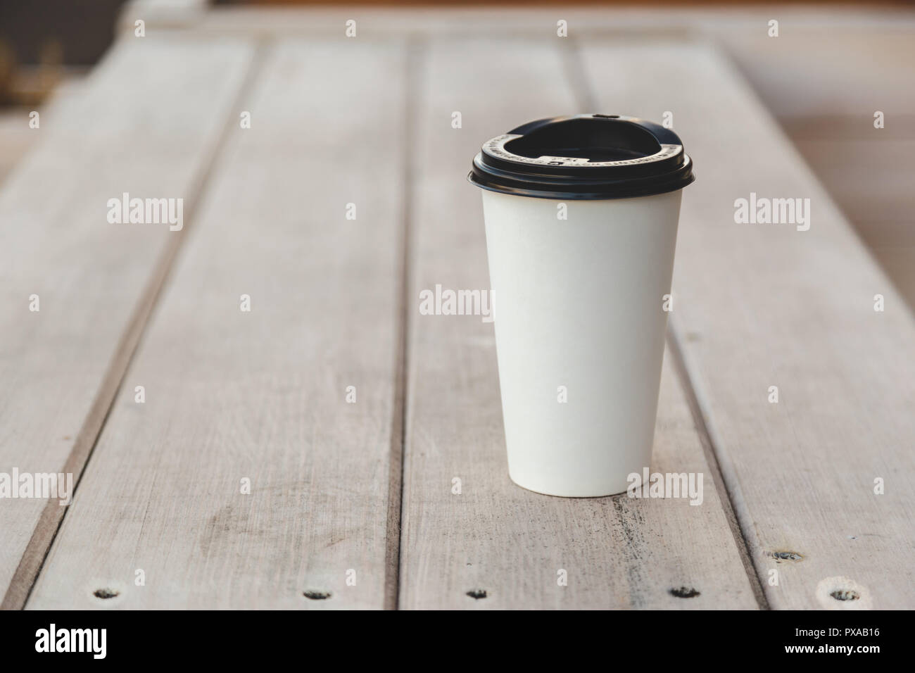 White paper coffee cup Stock Photo Alamy
