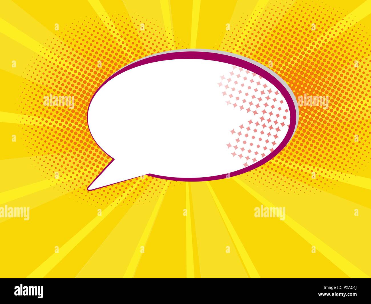 Abstract colored empty bubble for speech comic Stock Vector Image & Art ...