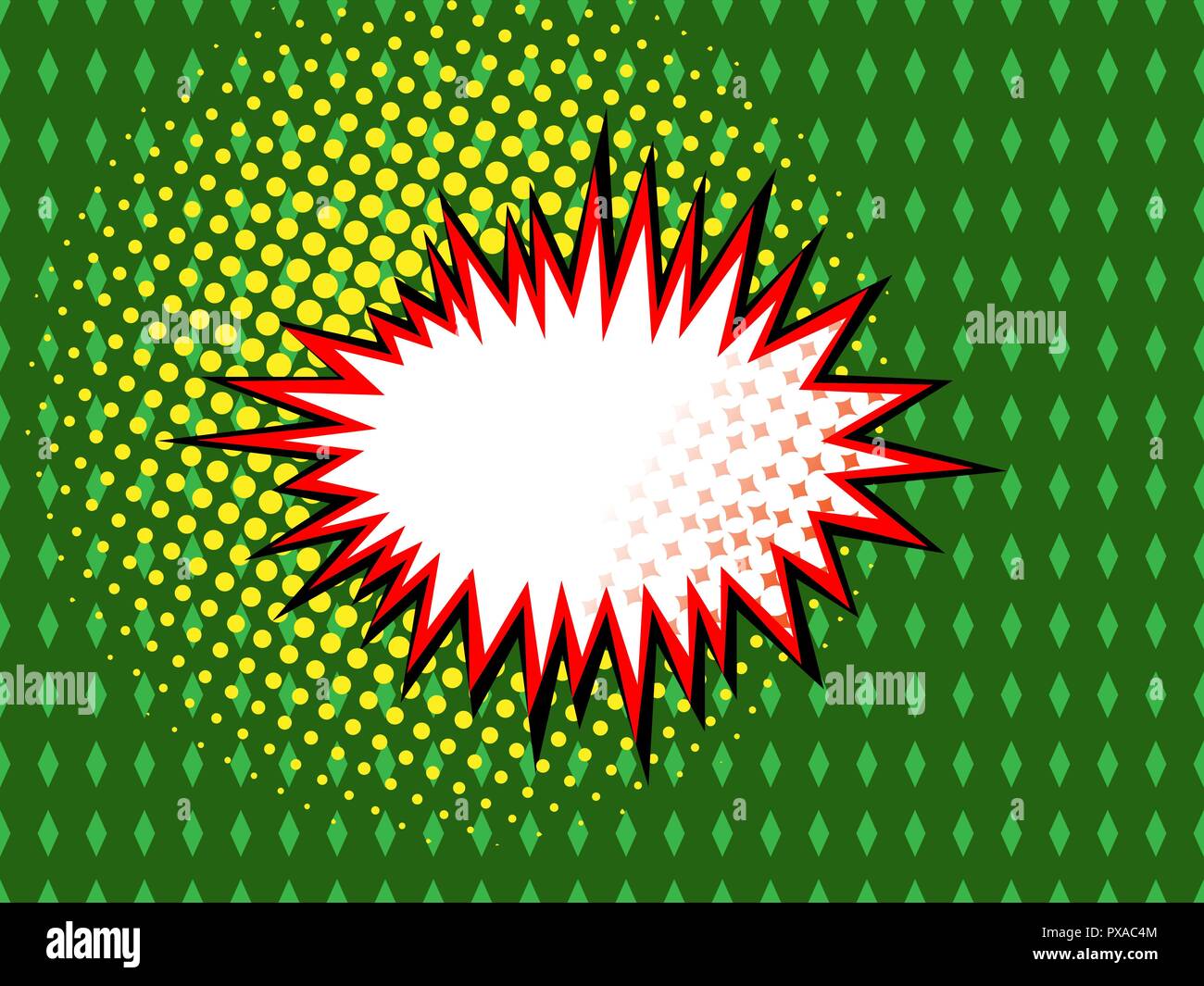 Abstract empty colored bubble for speech comic Stock Vector Image & Art ...