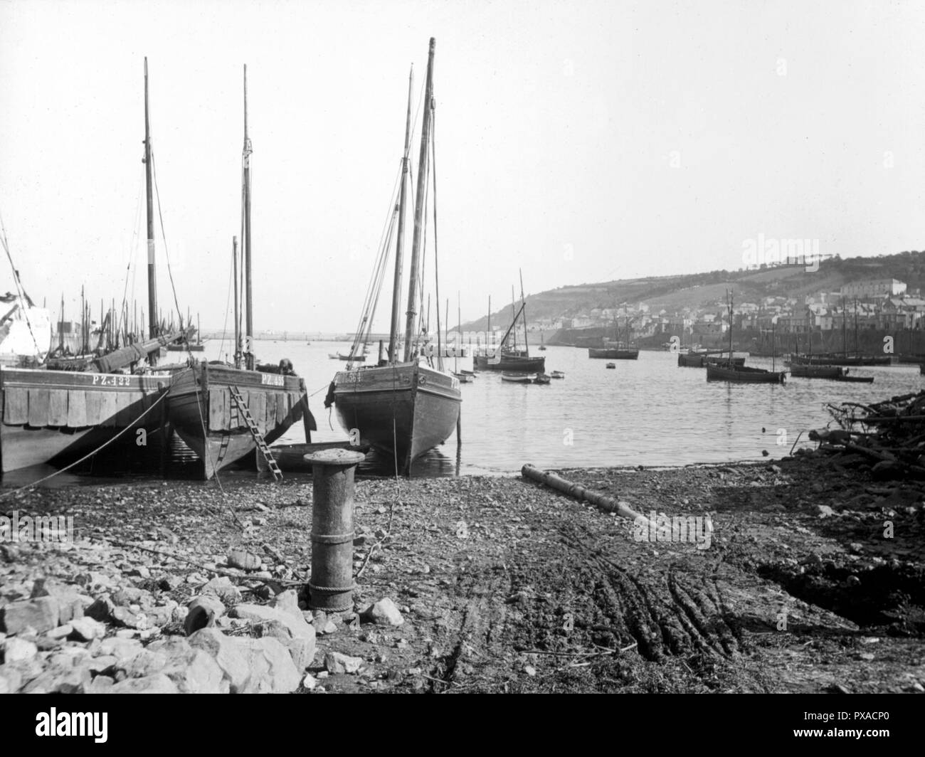 Newlyn early 1900’s Stock Photo Alamy