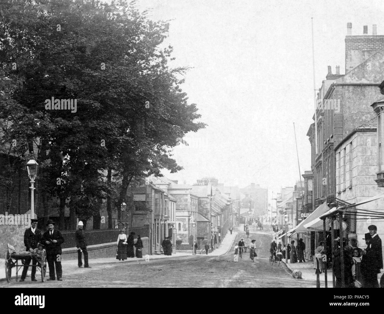 Bush Street, Pembroke Dock early 1900’s Stock Photo Alamy