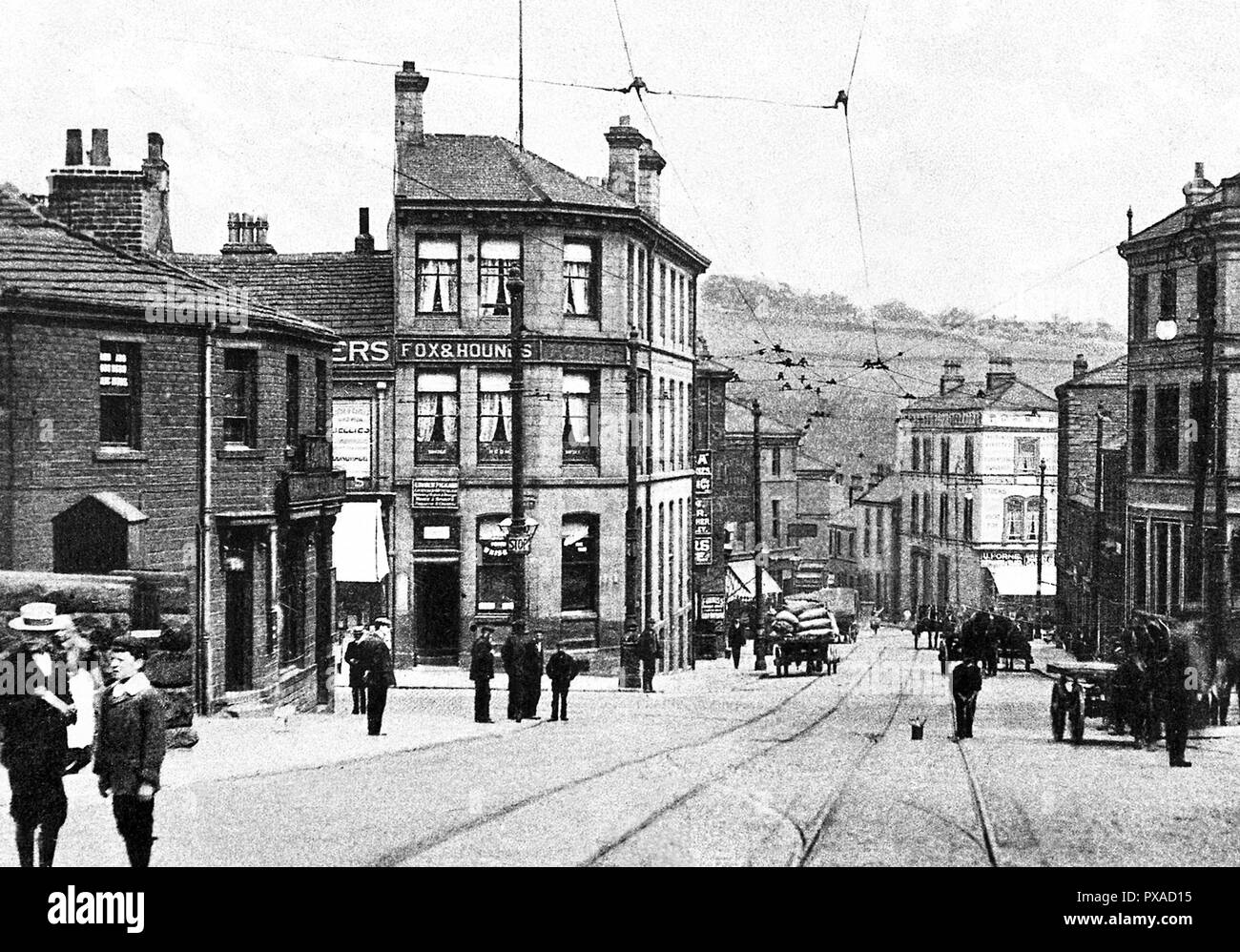 Otley Road, Shipley early 1900s Stock Photo Alamy