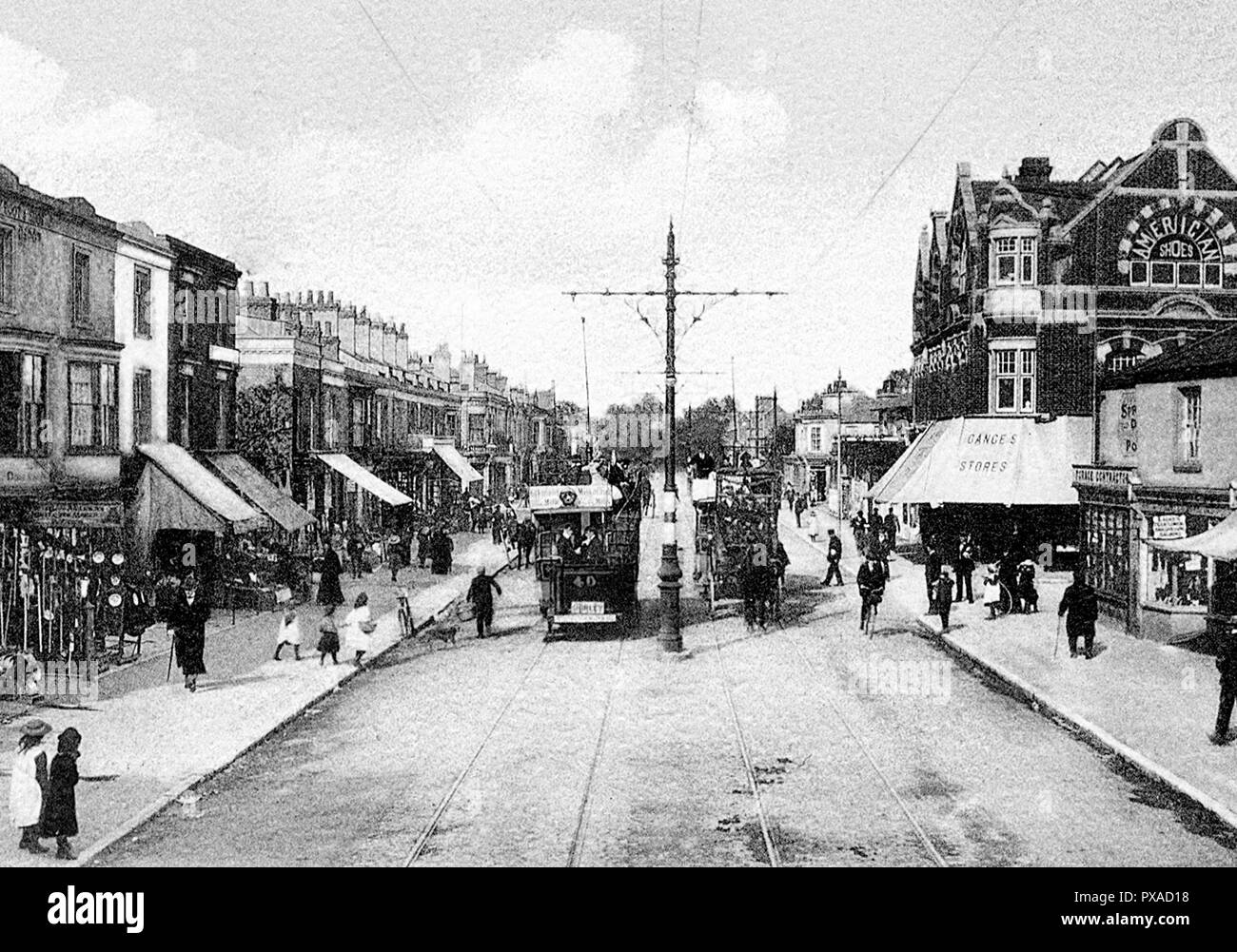 High Street, Shirley early 1900s Stock Photo Alamy
