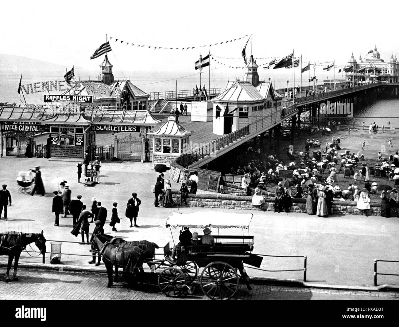 Grand Pier, Weston Super Mare  early 1900s Stock Photo