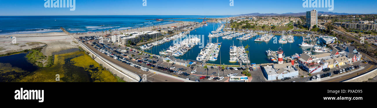 Aerial oceanside city hi-res stock photography and images - Alamy