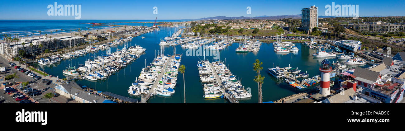 Aerial oceanside city hi-res stock photography and images - Alamy
