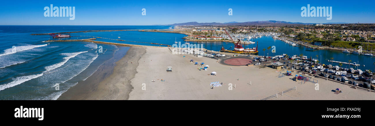Aerial oceanside city hi-res stock photography and images - Alamy