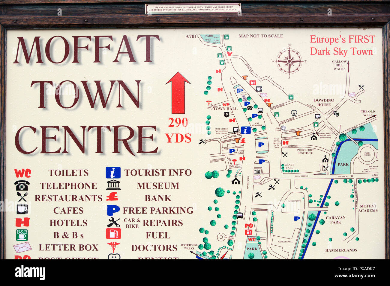 Moffat a town in Dumfries and Galloway, Scotland, UK Stock Photo Alamy