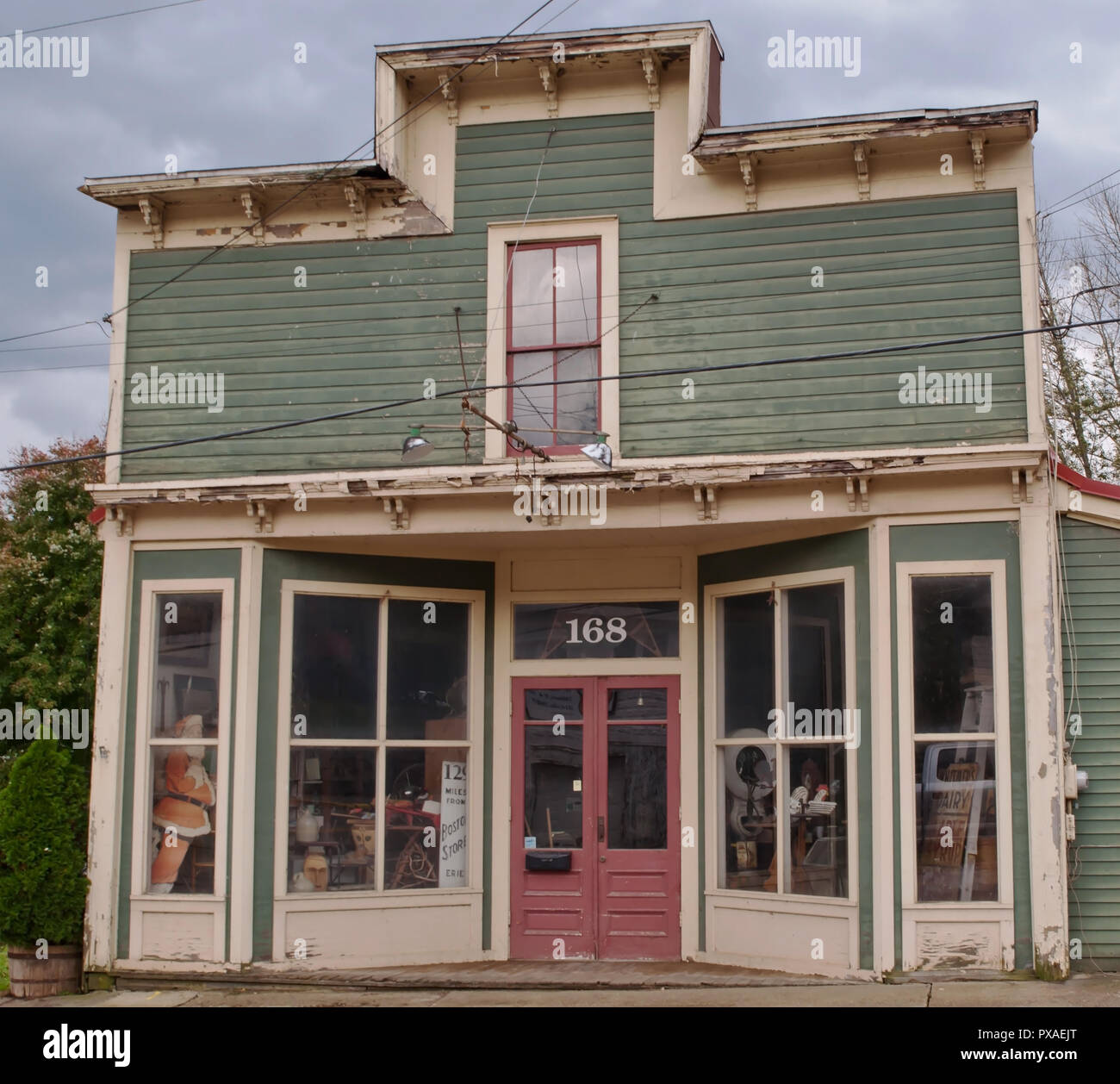 The old general store in Tidioute, Pennsylvania, USA. October, 2018