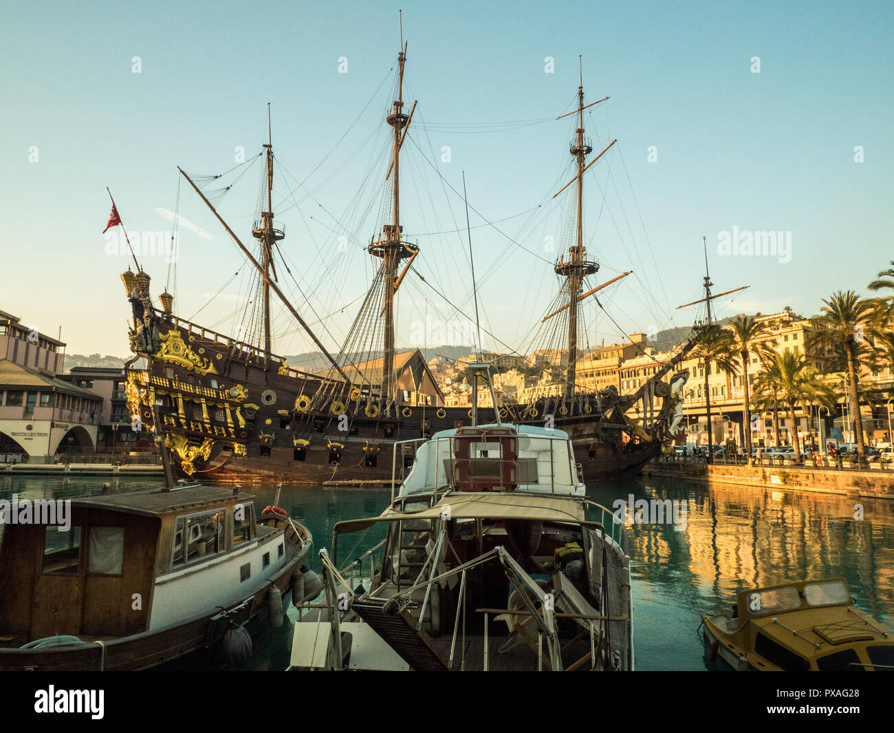 Replica sailing ship galleon hires stock photography and images Alamy