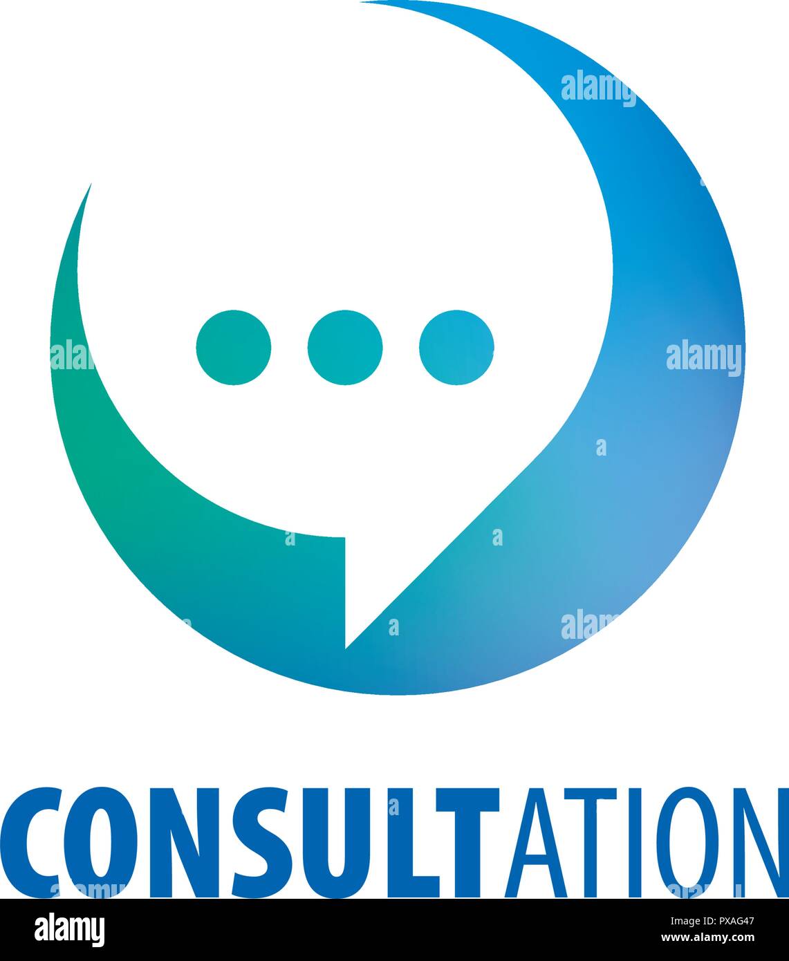 Sign for online consultation. Vector illustration of the icon Stock ...