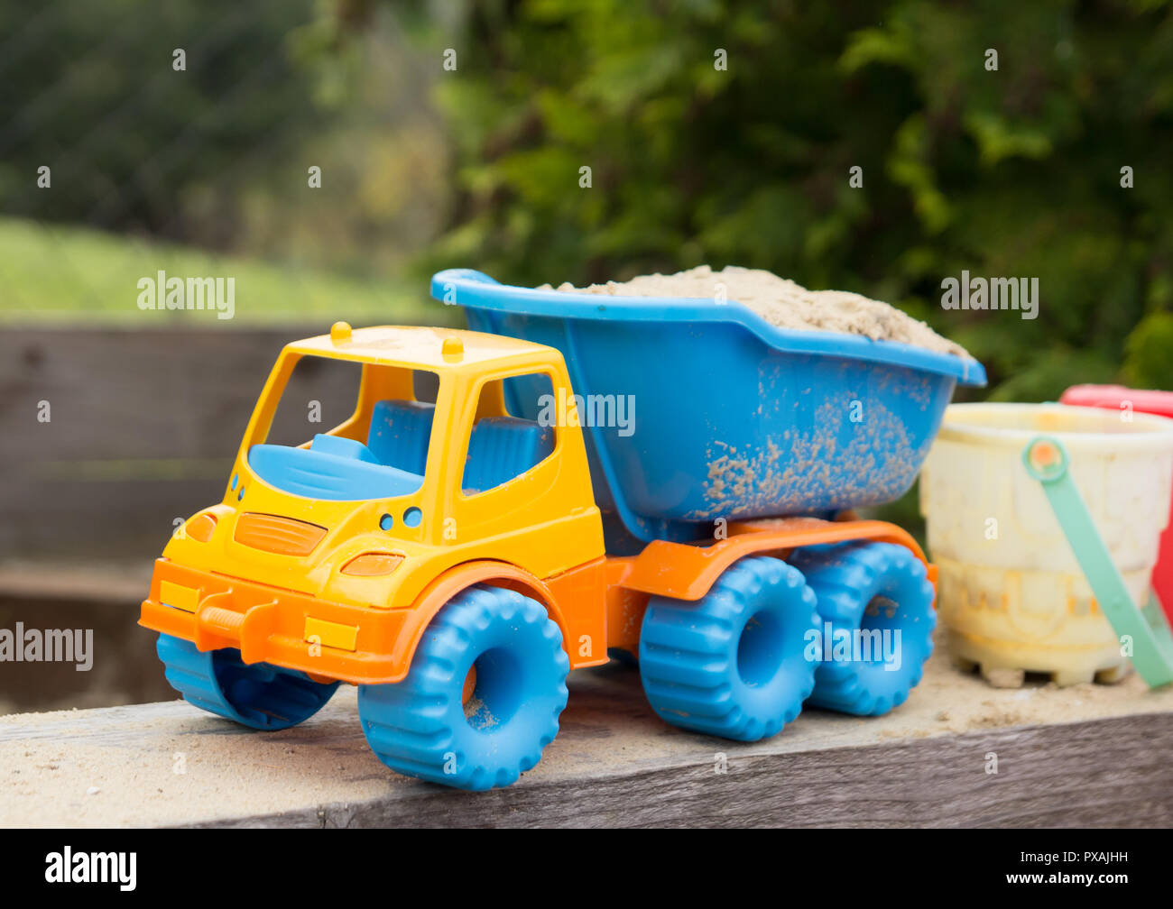 children truck toy Stock Photo
